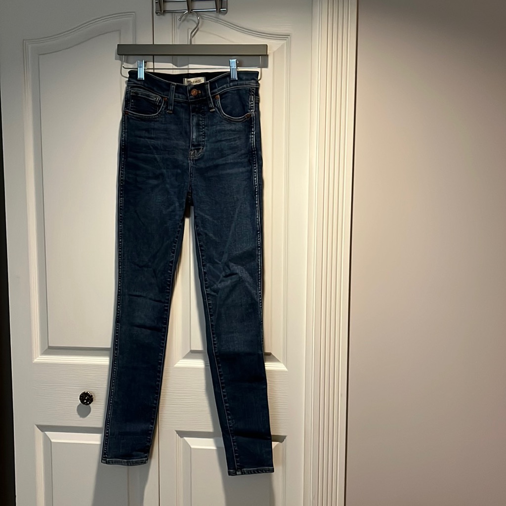 Madewell 10" High-Rise Skinny Jeans In Danny Wash: Tencel Denim Edition Size 26